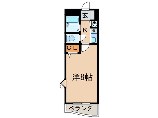 ダイナコ－ト医生ヶ丘(403)の物件間取画像